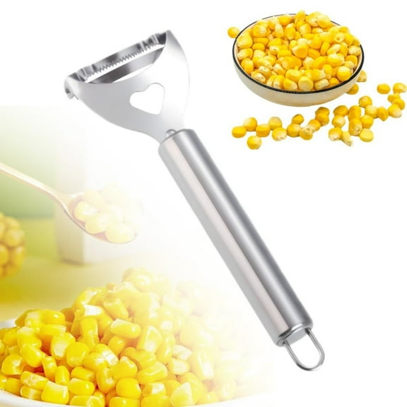 Corn Peeler 2025 Premium Stainless, Cob Stripper Tool with Handle, Corn Peeler, By Kingtowag
