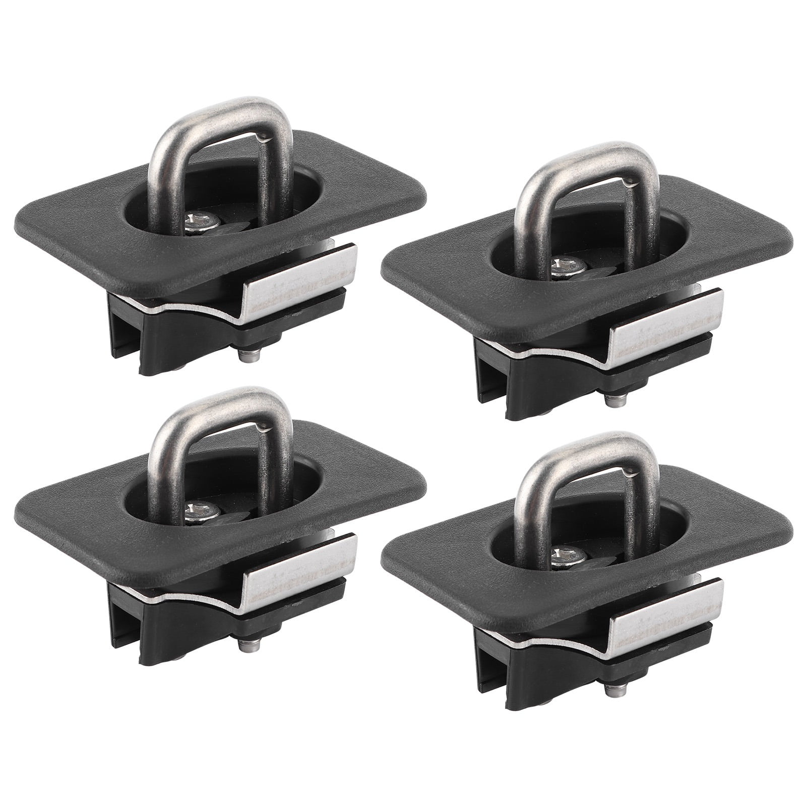 Anneaux d'Ancrage, 4 Pcs Accessoires de Voiture Ancrage Design Futuriste