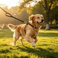 thumbnail image 5 of Outdor Double Handle Reflective Leash Heavy Duty Nylon Leash With Two Padded Handles Traffic Control For Medium To Large Dogs Ideal For Training And Night Walks, 5 of 5