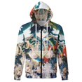 thumbnail image 6 of Genshin Impact Jacket Casual Oversized Hoodie Stylish Zipper Hooded Sweatshirt Warm Loose Outerwear 4XL, 6 of 8