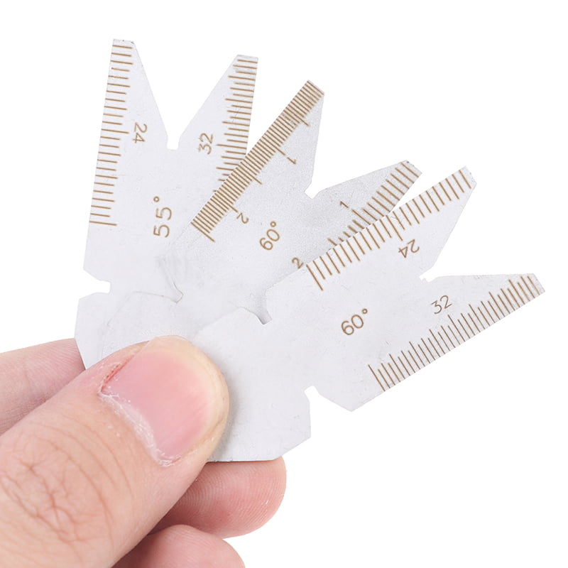 Metric 60 Degree Centering Gauge Thread Pitch Angle Measuring Hand Tool New D2d0