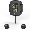thumbnail image 2 of 1-Pack Motorcycle Tire Pressure Monitoring System Motorcycle Tire Pressure Monitoring System Tire Temperature Alarm System with Qc 3.0, 2 of 2