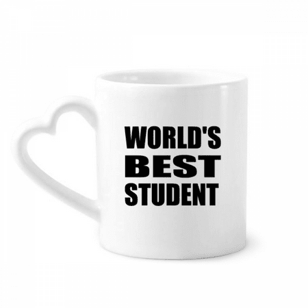 

World s Best Student Teacher Quote Mug Coffee Cerac Drinkware Glass Heart Cup