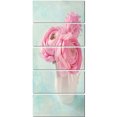 thumbnail image 2 of Pink Ranunculus Flowers in Vase - Floral Canvas Art Print, 2 of 3