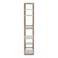 thumbnail image 4 of Furniture of America Evvi Contemporary Metal 6-Shelf Bookcase in Gold Champagne, 4 of 6