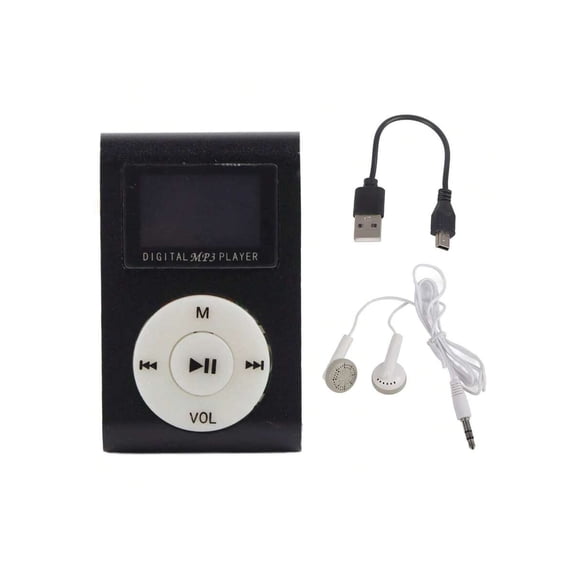 Portable Mini MP3 Music Player Sports BackClip LCD Screen MP3 Support Memory Card New