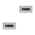 thumbnail image 4 of Injueey Caja del teléfono Soporte para montaje en pared para teléfono móvil Puesto de ducha Caja impermeable de alta sensibilidad con blanco 2Conjunto, 4 of 6