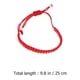 thumbnail image 3 of 10 PCS Pulsera roja trenzada de mano a mano Pulsera ajustable Cuerdas rojas decorativas, 3 of 5