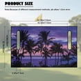 thumbnail image 7 of KUIFORTI Purple Palm Tree Golf Seat Covers for Cart Summer Outdoor Anti-hot Club Car Blanket Easy Installation Foldable Compatible with EZGO and More 2 Person Seats Golf Carts, 7 of 7