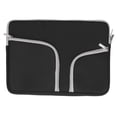 thumbnail image 1 of Funda para computadora portátil con doble bolsillo y cremallera Bolso protector para computadora portátil para MacBook de 13,3 pulgadas, 1 of 10