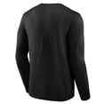 thumbnail image 3 of Men's Logo Athletic Black Colorado Rockies Heart & Soul Long Sleeve T-Shirt, 3 of 3