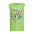 thumbnail image 4 of Conjunto para Niños Minecraft de 3 Piezas: Camiseta, Tank Top y Shorts Creepers, 4 of 8