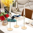thumbnail image 3 of Candle Holders, Taper Candle Holders Set of 3, Modern Decorative Candle Holders for Wedding, Birthday, Dinner, Party, Suitable for 3/4" Diameter Candles or LED Candles, 3 of 5