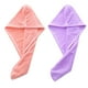 thumbnail image 1 of Paquete de 2 toallas para el cabello, turbantes para cabello mojado, toallas para secar el cabello para mujeres con cabello rizado, 1 of 5