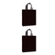 thumbnail image 3 of Bolso de compras no tejido reutilizable Yuarrent Plegable Color negro 2piezas, 3 of 5
