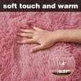 thumbnail image 5 of Fluffy Area Rug 8x10 Shag Rugs for Living Room, Soft Plush Shaggy Fuzzy Furry Large Rug, Anti-Slip Washable Modern Big Floor Carpet for Bedroom Home Decor Aesthetic, Blush, 5 of 16