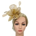 thumbnail image 2 of Sombrero de 20 Diadema Nupcial Cóctel Colcomx dorado, 2 of 8