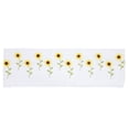 thumbnail image 1 of Weiweiguan 1Pc Sunflower Fresh Short Curtain Home Dustproof Curtain Window Accessory White, 1 of 6