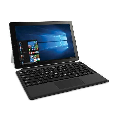 RCA Cambio 10.1-Inch (2-in-1) Windows Touchscreen Tablet/Notebook - Detachable Keyboard & Dual Camera - 32GB, Bluetooth (W101SA23T2)