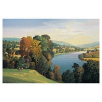 Fine Art Canvas Hill & Valley II Landscape by Max Hayslette Canvas Art Print