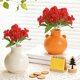 thumbnail image 5 of Flores de seda de pensamiento artificial Arreglo floral artificial para decoración de bodas, hogares y hoteles, 5 of 5