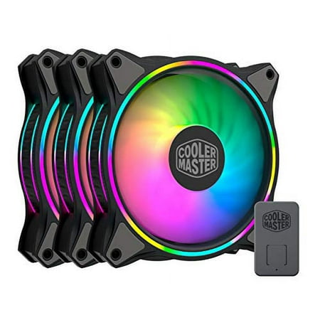 Cooler Master MasterFan MF120 Halo PC Case Fan 120mm RGB Equipped 3 Pack MFL-B2DN-183PA-R1 FN1417