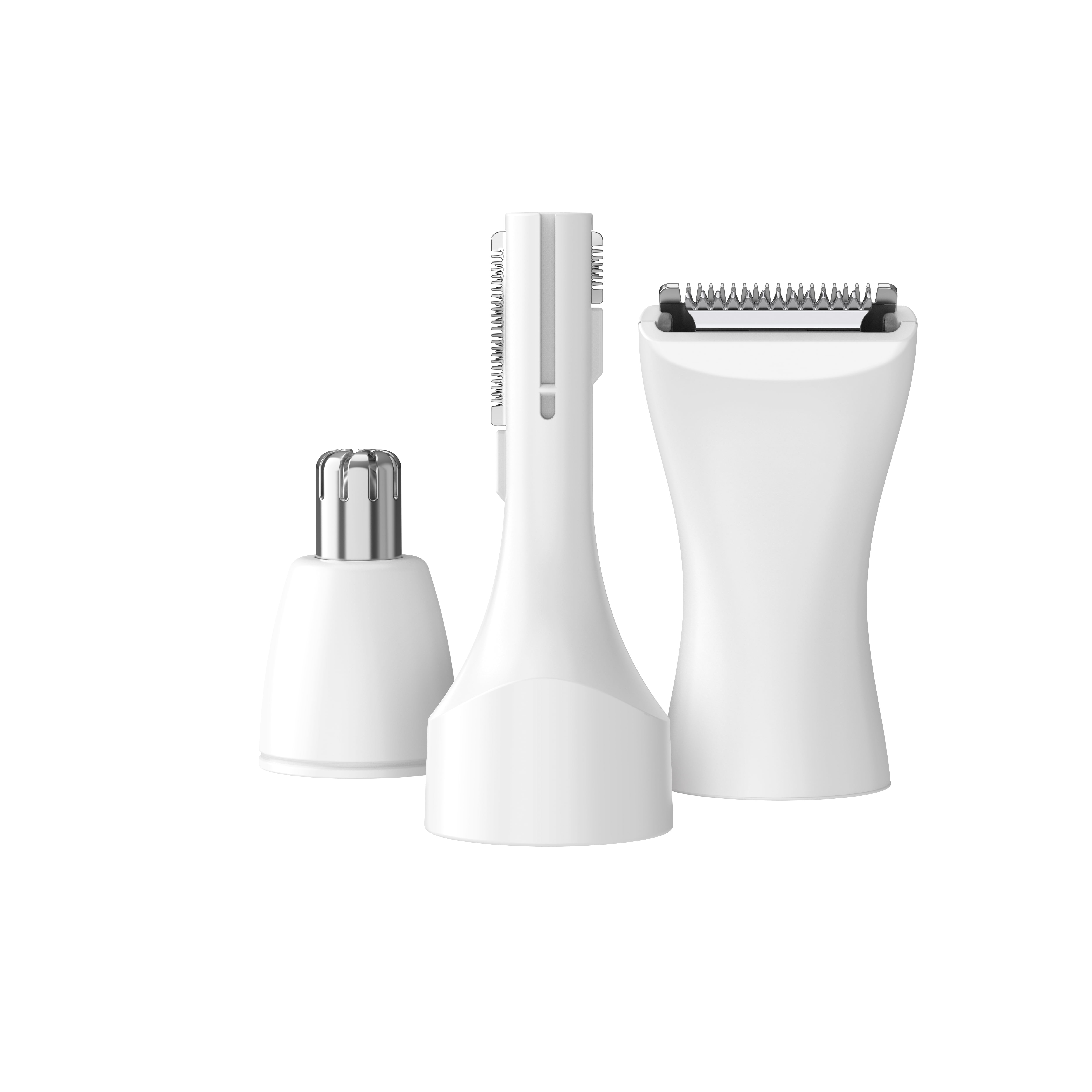 Conair All-in-One Face & Body Trimmer and Shaver Set for Women, Wet/Dry, Rechargeable