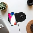 thumbnail image 1 of Cargador inalámbrico Lisbinx 2 en 1 multifunción, magnético, de 15 W, para auriculares de teléfono móvil., 1 of 7