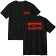 thumbnail image 2 of Josiah Queen Mt Zion Cotton T-Shirt Women Men Fashion Crewneck Short Sleeve Tee, 2 of 3