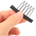 thumbnail image 4 of IFANLANDOR 50Pcs Small Hair Claw Clips with Black Fabric for Barber Shops Various Occasions, 4 of 8