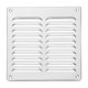 thumbnail image 1 of Cubierta de ventilación de aluminio Uxcell, rejilla de aire de pantalla, cubierta de ventilación HVAC con lamas para cocina, chimenea y hogar, color plateado, 8x8 pulgadas, 1 of 7