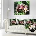 thumbnail image 2 of Designart Beautiful Little Pink White Flowers - Floral Throw Pillow - 16x16, 2 of 4