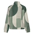 thumbnail image 6 of Jackets for Women Winter Coat Jackets Flannel Stand Collar Jacket(Sage Green,Size:S-4XL), 6 of 7