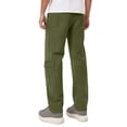 thumbnail image 5 of Wutalume Men's Elastic Waist Drawstring Fleece-Lined Cargo Pants with Multiple Pockets, Ideal for Stylish Outdoor Workwear, Sports, and Casual Activities,Army Green L, 5 of 8