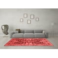 thumbnail image 3 of Ahgly Company Indoor Rectangle Oriental Red Industrial Area Rugs, 5' x 7', 3 of 4