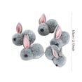 thumbnail image 3 of XIAHAO 5 Pcs Mini Plush Easter Bunny Animals, Miniature Stuffed Rabbit, Soft Tiny Stuffed Animals Easter Bunnies Plush Rabbit for Easter Basket Stuffers, DIY Hair Clips, 3 of 3