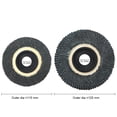 thumbnail image 4 of 125 mm Zirconia Flap Flap Disc 60Grit Disco de lijado for amoladora angular Disco abrasivo de pulido del metal del acero inoxidable, 4 of 7