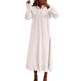 IMENGL Pajamas for Women Nightgowns & Sleepshirts Winter Solid Color ...
