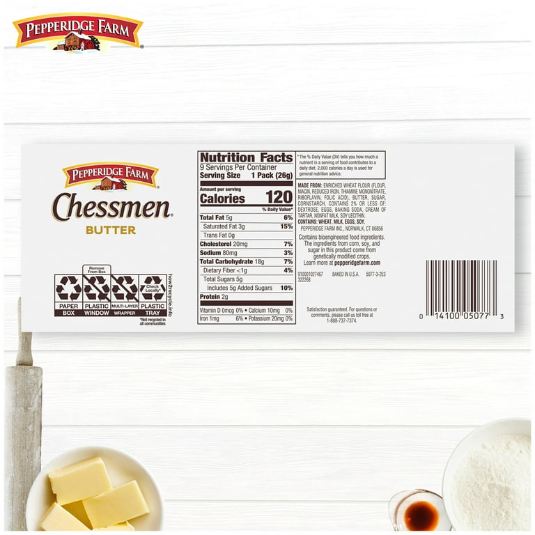 Pepperidge Farm Cookies Chessmen