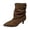 Khaki, variant on Timeless Everyday Ankle Boots For Women With Soft Suede Finish And Comfortable Mid Heel For Autumn Style, Khaki, 40