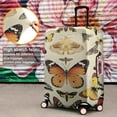thumbnail image 4 of Beige Butterfly Moth Pattern Luggage Cover Fashion Suitcase Cover Baggage Covers Fit 25-28 Inch Luggage (Go Travel), 4 of 5