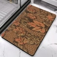 thumbnail image 2 of Attractive 20x32 in Green Leaf Bath Mat - Non-Slip, Boho Microfiber Bathroom Rug - Cute, Absorbent, Soft Touch, Machine-Wash Doormat., 2 of 5