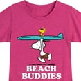 thumbnail image 3 of Peanuts - Beach Buddies - Toddler and Youth Girls Short Sleeve T-Shirt, 3 of 6