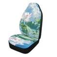 thumbnail image 4 of ALAZA Lotus Leaves Blue Sky Car Seat Covers 2 PCs Universal Auto Front Seats Interior Protector, 4 of 7