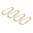 thumbnail image 4 of Gancho para Llavero con Bloqueo de Tornillo DIY 4 Piezas Clip de Bloqueo con Tornillo de Latón para Colgar Llaves Botellas Conectando Tiendas de Campaña, 4 of 12