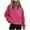 f Red, variant on Lindreshi Zip Sweatshirts for Women without Hood Fashion Women's Zipper V-Neck Pullover Casual Tops