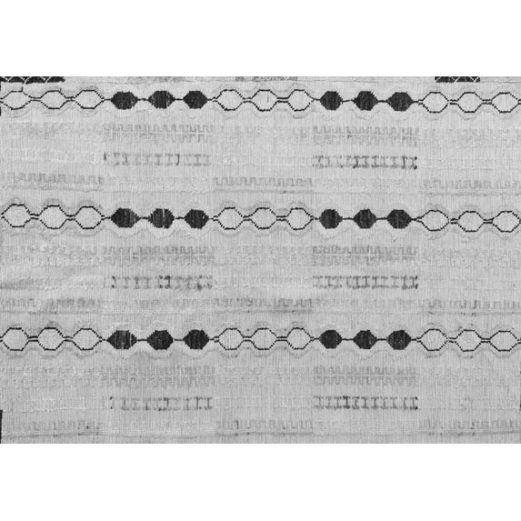 Ahgly Company Indoor Rectangle Solid Gray Modern Area Rugs, 6' x 9'