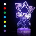 thumbnail image 5 of Stranger Things Demogorgon 3d Illusion Night Light 16 Colors Desk Lamp With Remote Control Kids Room Decor Gift, 5 of 5