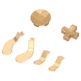 thumbnail image 3 of Trigger Paddle D Pads, Excellent Touch 4pcs Trigger Paddles And 2 Interchangeable D Pads Stainless Steel  For  Elite Series 2, 3 of 8