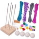 thumbnail image 5 of Kit para hacer pulseras de paracord, juego de manualidades de crochet, manualidades fáciles, manualidades lindas, tejido DIY 5, 5 of 9